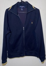 Polo Ralph Lauren Jacket Polo Sport Y2K Vintage Track Suit Black Men Medium
