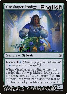 Vineshaper Prodigy [Foil NM - Dominaria United 187]