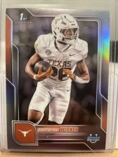 2025 Bowman University Chrome - Quintrevion Wisner #169 Refractor (RC) Texas!!