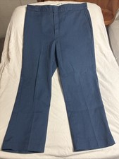 Vintage Dickies 874 Made In USA Blue Work Pants Chino 90s Mens 40x30 Skater