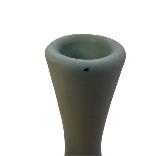 Jarrón Van Briggle mate azul turquesa estilo MCM de 8" cerámica Colorado Springs - Imagen 12 de 24