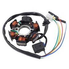 Trkimal Ignition Stator Magneto 5 wire AC 6 Pole Coil for GY6 5 wire AC 6pole