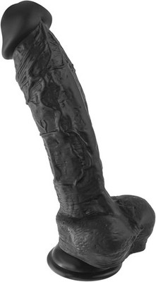 2 IN 1 Realistische Dildo Vaginal Anal Dildos mit Saugnapf Silikon  schwarzen | eBay.de