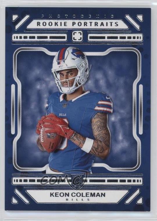 2024 Panini Photogenic Rookie Portrait Keon Coleman #161 Rookie RC