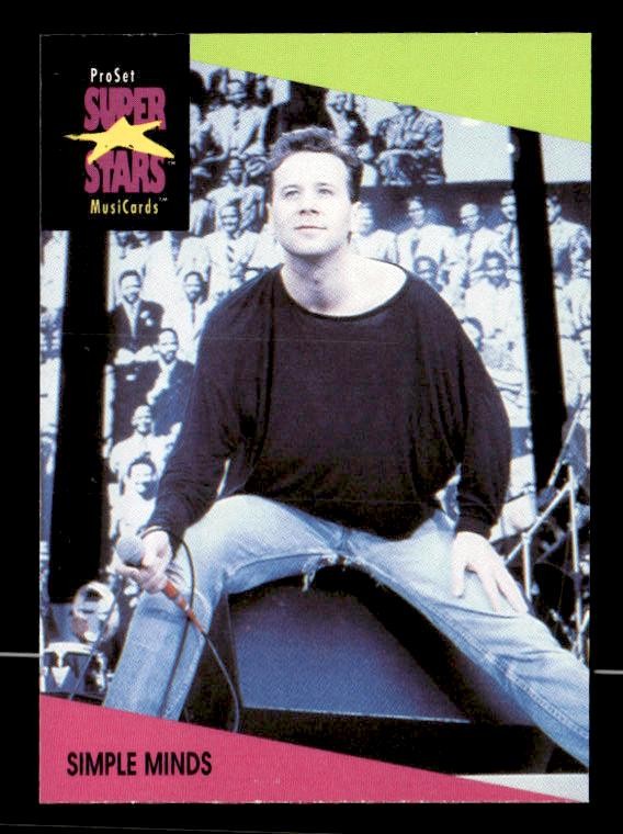 1991 Pro Set SuperStars MusiCards #94 Simple Minds