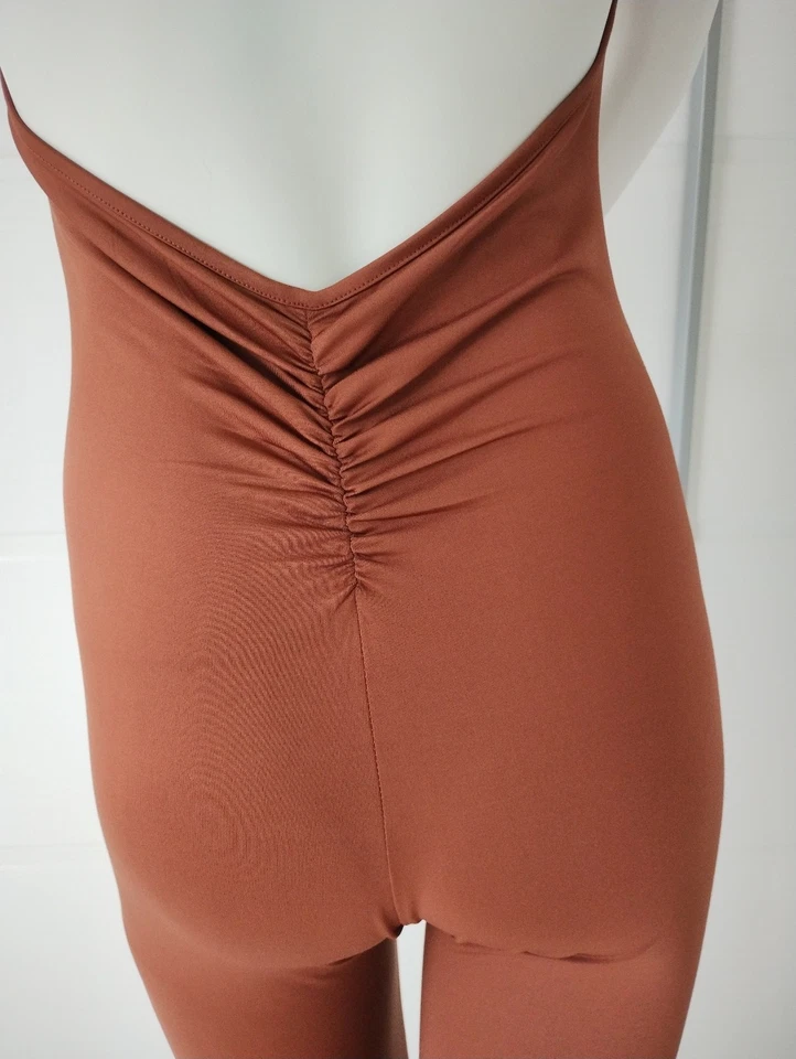 WOW! cool+figurbetonend sexy CATSUIT OVERALL JUMPSUIT mit Schlag XS-S-34-36 neuw - Bild 4 von 4