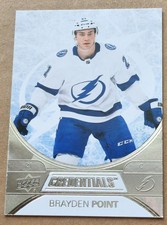 2021-22 Upper Deck Credentials #7 Brayden Point Tampa Bay Lightning 