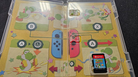 Nintendo Switch 4 Game Lot (Zelda, Mario Party, Pok&eacute;mon Snap, Yoshi) TESTED