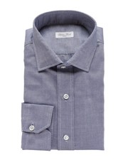 NWT SALVATORE PICCOLO DRESS SHIRT Napoli cotton handmade luxury Italy 40 15 3/4