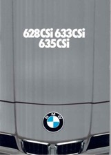 Catalogue Brochure BMW 628 CSI 633 CSI 635 CSI E24 1/1980 France
