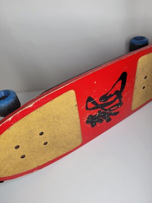 Vintage Original 1980s Ninja Dragon Master Skateboard As Is