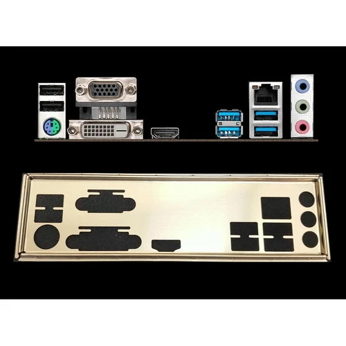 OEM I/O Shield For ASRock B365M-HDV Backplate rear baffle