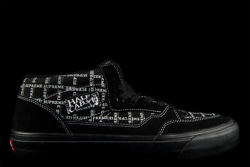 Grille noire FW20 Vans Supreme Half Cab Pro '92 taille 13 2020