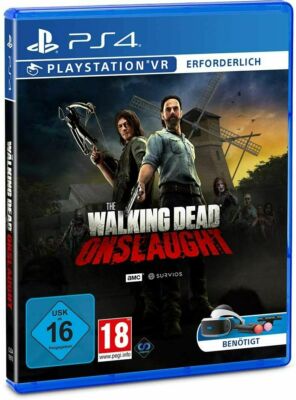 PS4 Spiel The Walking Dead Onslaught VR zubehör benötigt NEUWARE OVP
