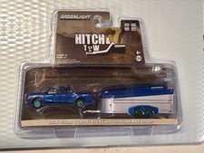 Greenlight Nissan Titan Xd Pro-x4 Pick-up With Aerovault Mkii Trailer 2018 1:64 32170D