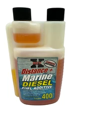 REV-X 16 oz Distance+ Marine Diesel Fuel Treatment Additive - Treats 400 Gallon