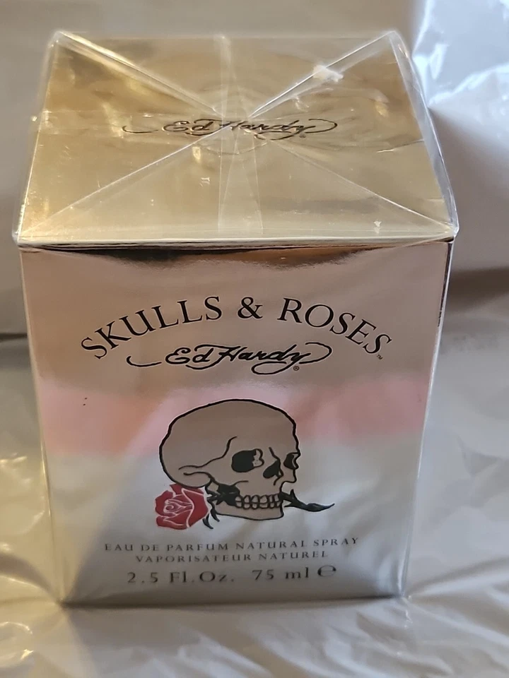 Ed Hardy Skulls & Roses for Her Women Eau de Parfum 100ml / 3.4oz spray new! - Image 2 of 4