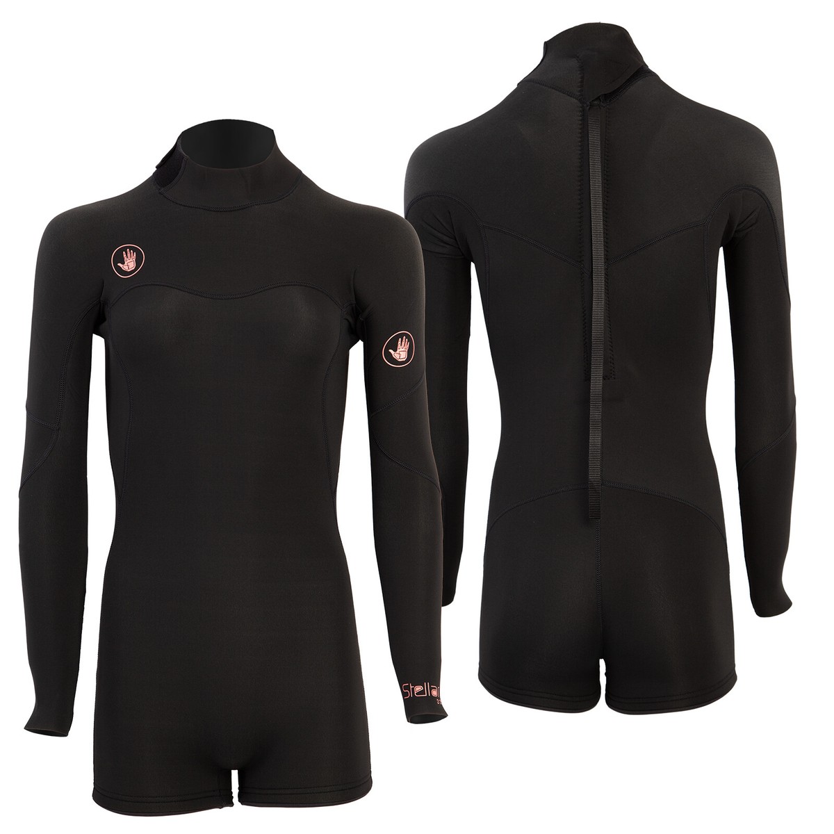 Body Glove Stellar 2mm Women's Back Zip Springsuit Boy Leg