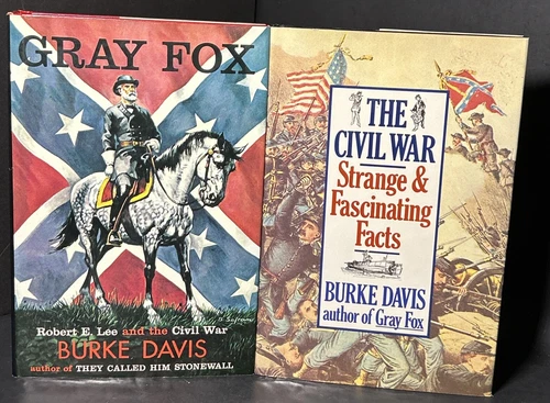 Burke Davis Civil War (Lotx2) Gray Fox: Robert E Lee -Strange & Fascinating Fact