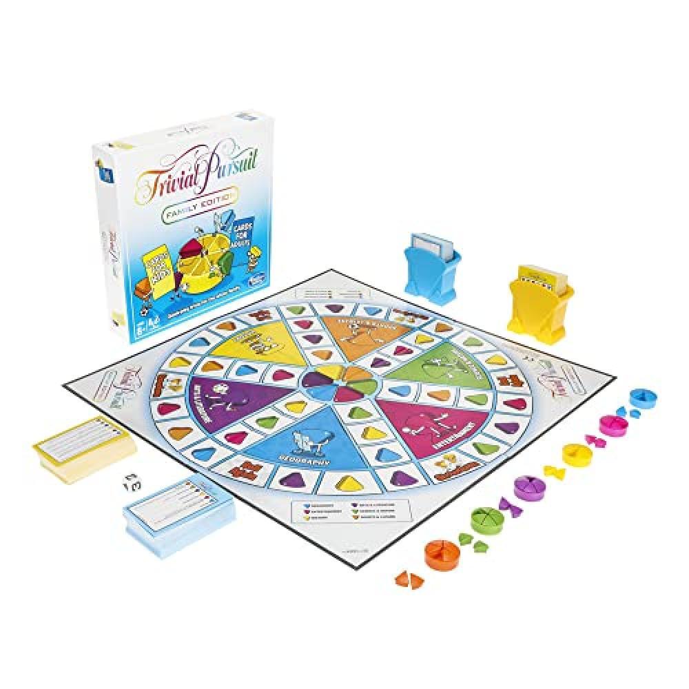 (TG. taglia unica) Games E1921102 English Version, Trivial Pursuit Family Editio