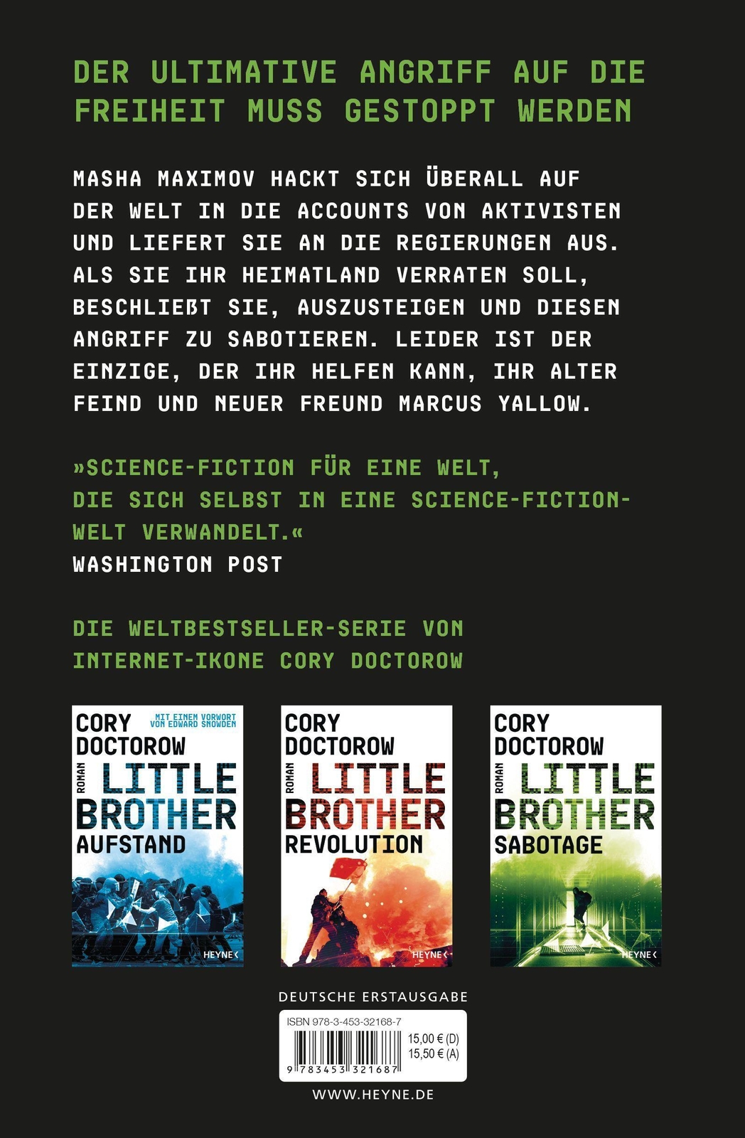 Thumbnail - Little Brother - Sabotage | Cory Doctorow | Roman | Taschenbuch |