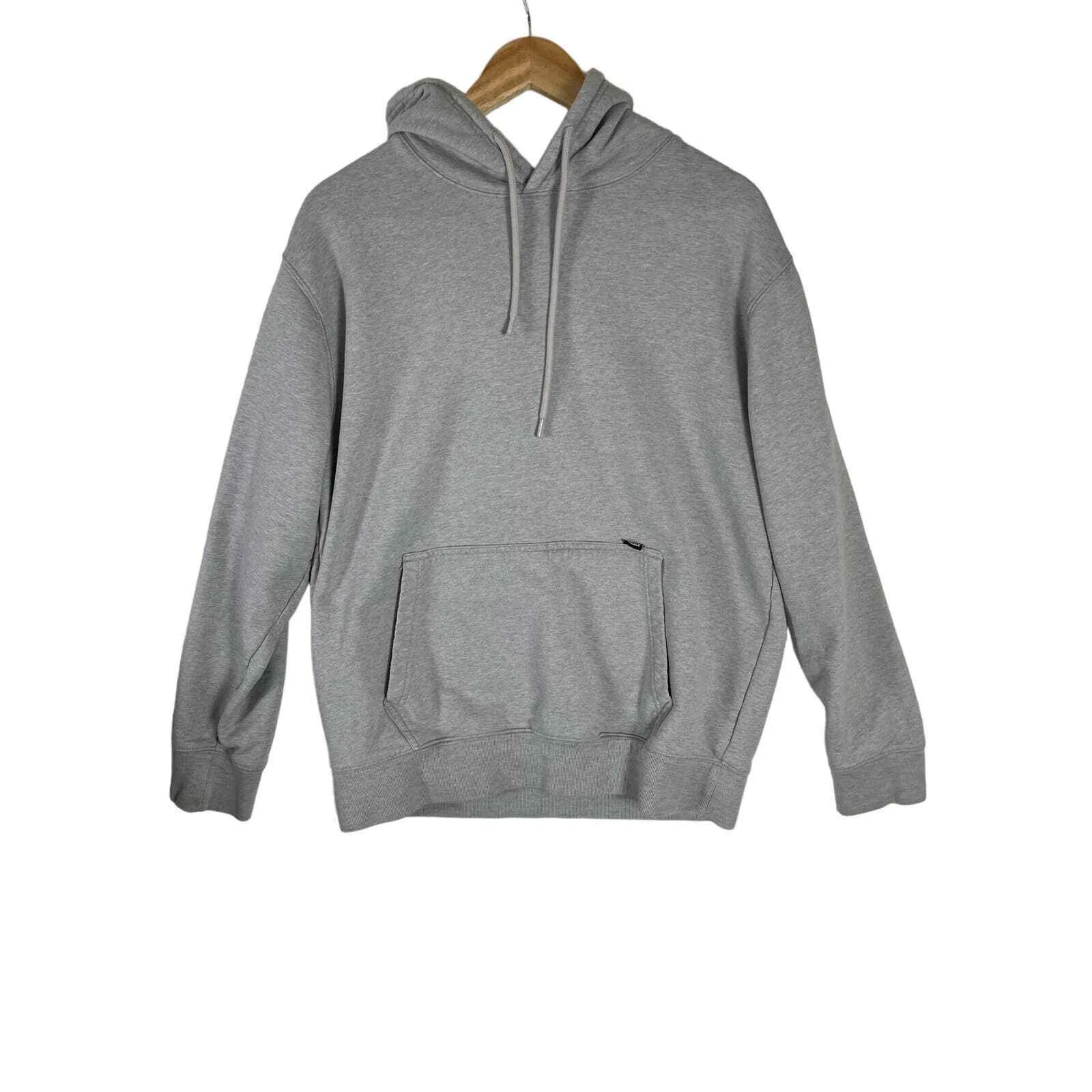 Chandail palais grand sweat à capuche gris pour hommes essentiellement une capuche FW plat suprême B256