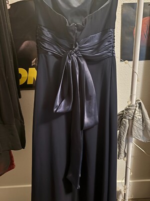 Blue 90s prom dress size 2, maxi dress, perfect condition | eBay
