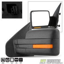 2007-2014 Ford F150 Powerheatedled Signalpuddle View Mirror Left Driver Side