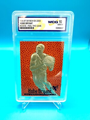  1996-97 KOBE BRYANT Feel The Game SKYBOX EX-2000 ROOKIE 23K GOLD Card  GEM 10