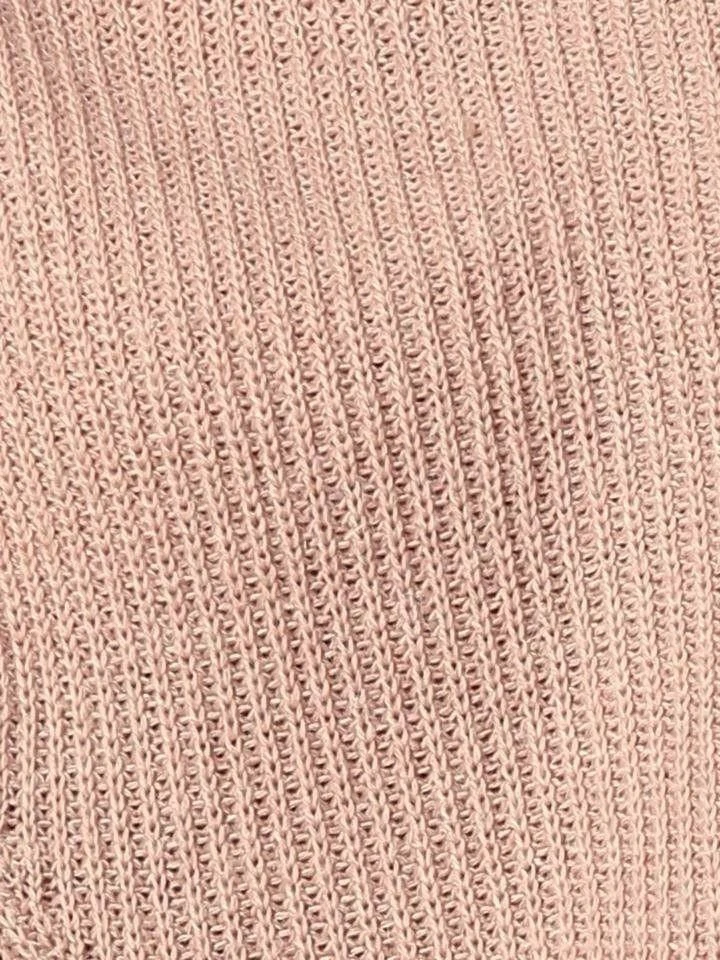 LINEA TESINI DAMEN PULLOVER PULLI RIPPENSTRICK LANGARM RUNDHALS ROSE NEU - Bild 3 von 4