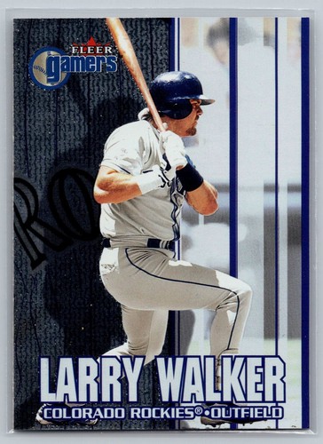 Larry Walker 2000 Fleer Gamers BASEBALL #85 Colorado Rockies HOF | eBay