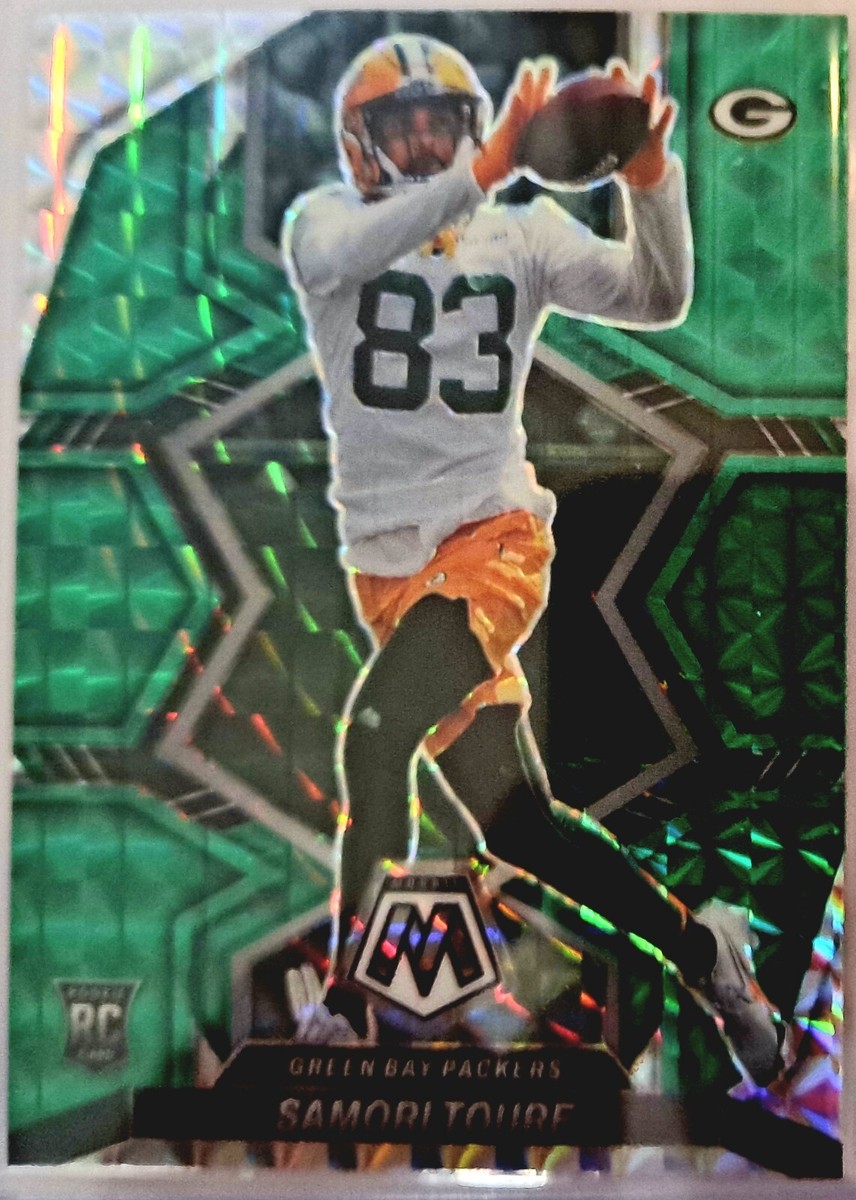s a o r i n✩.*˚ 2022 Panini Mosaic Samori Toure RC #357 Green Prizm Parallel SP