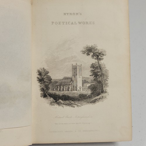 THE POETICAL WORKS of LORD BYRON Complete Volume Book HC 1st Edition 1853 - Picture 9 of 17