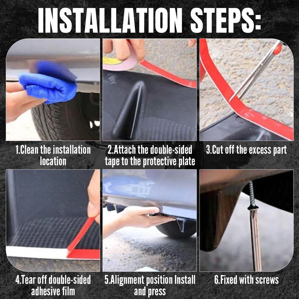 For Porsche Panamera Rear Diffuser Bumper Spoiler Splitter 5 Fins Carbon Fiber Foto 2 de 4