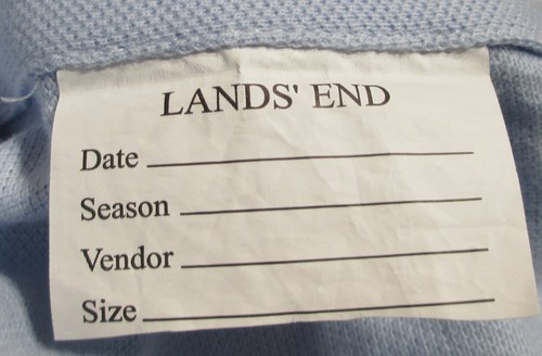 LANDS END 3 Blue School Uniform Adaptive Short Sleeve Mesh Polo Dresses Girls 8 - Picture 11 of 11