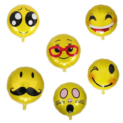 ® Lot de 15 + 2 ballons pour photos émoticônes - Pour des images uniques lors... - Imagen 3 de 6