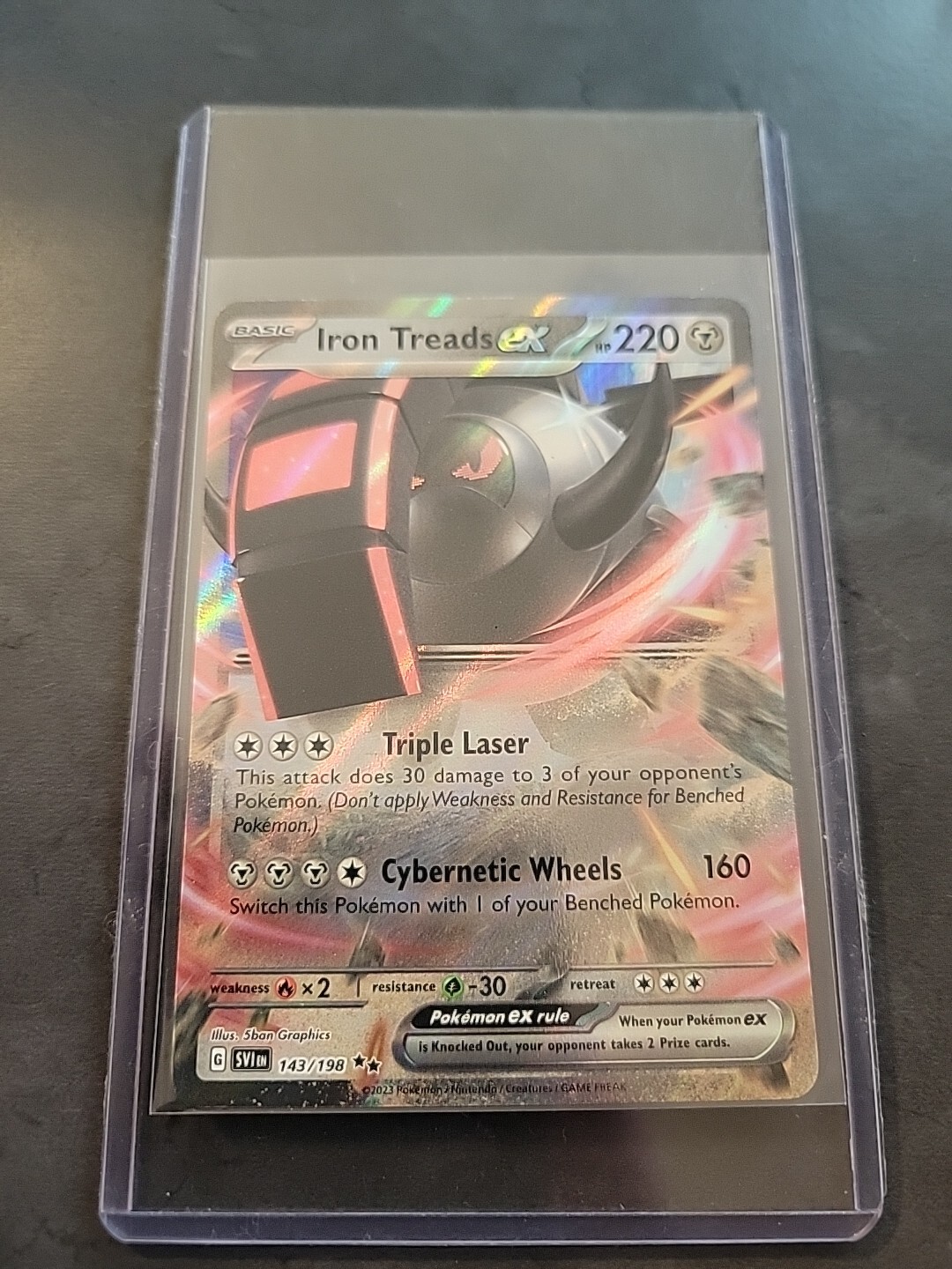 Iron Treads ex 143/198 - Pokemon TCG Scarlet & Violet (2023) - NM