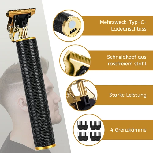 Profi Haarschneidemaschine Haarschneider Bart Trimmer Rasierer Hair Clipper DE - Bild 5 von 14