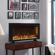 Classic Flame 42" Wall Mounted Infrared Electric Fireplace Heater 42HF200CGT-CF