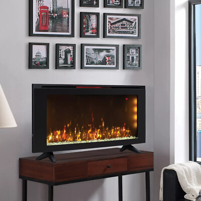 Classic Flame 42'' Wall Mounted Infrared Electric Fireplace Heater 42HF200CGT-CF