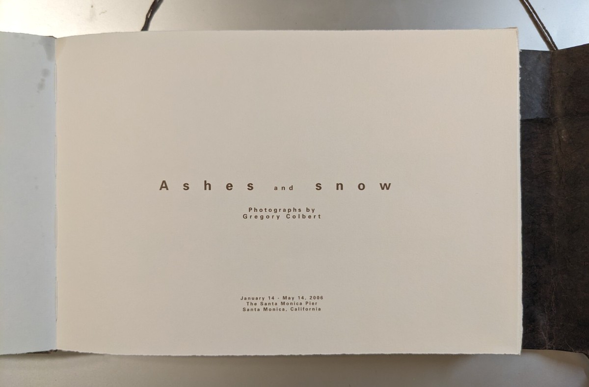 洋書 ashes and  by Gregory Colbert 2007 Ashes and Snow Mexico Boy Reading to Elephant Poster : Colbert