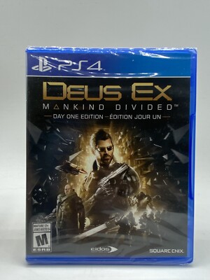 Deus Ex: Mankind Divided Day One Edition (PlayStation 4 PS4) [Brand New]