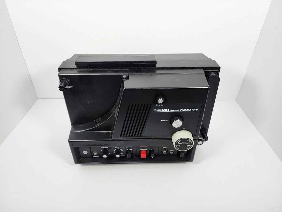 【8mm映写機】CHINON Sound 6500 Vintage Chinon Sound 7000 Super 8 Film Projector With Manual
