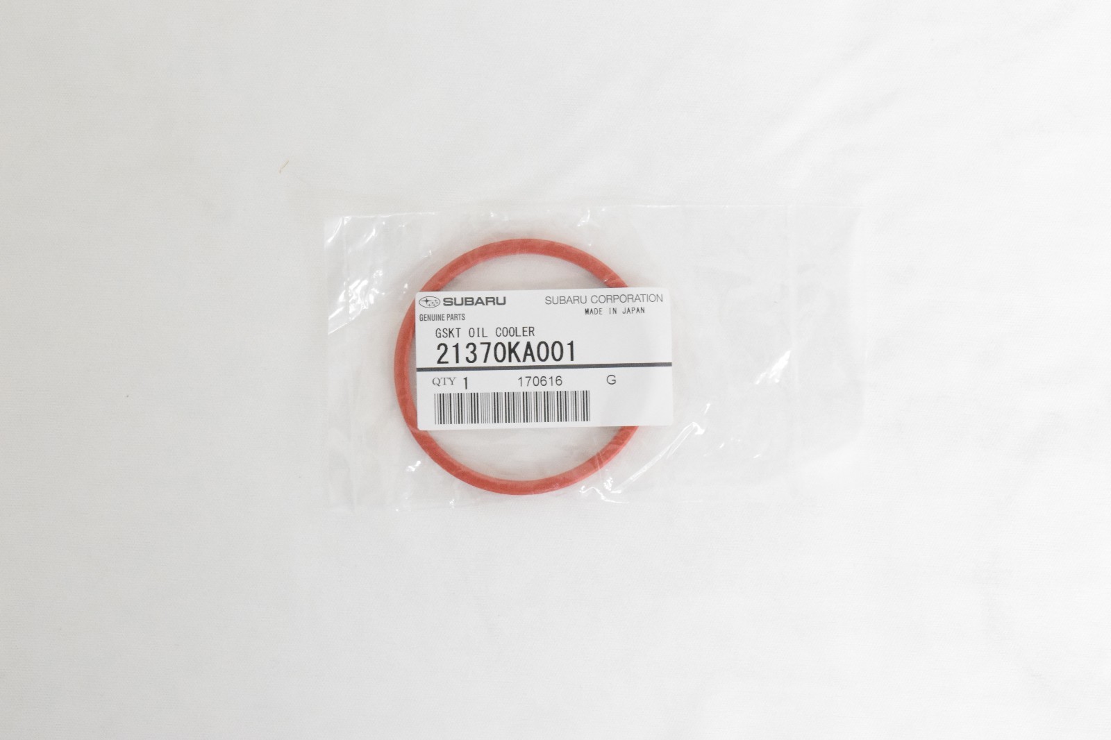 Genuine Subaru Oil Cooler Gasket Impreza Forester Legacy 21370KA001 OEM