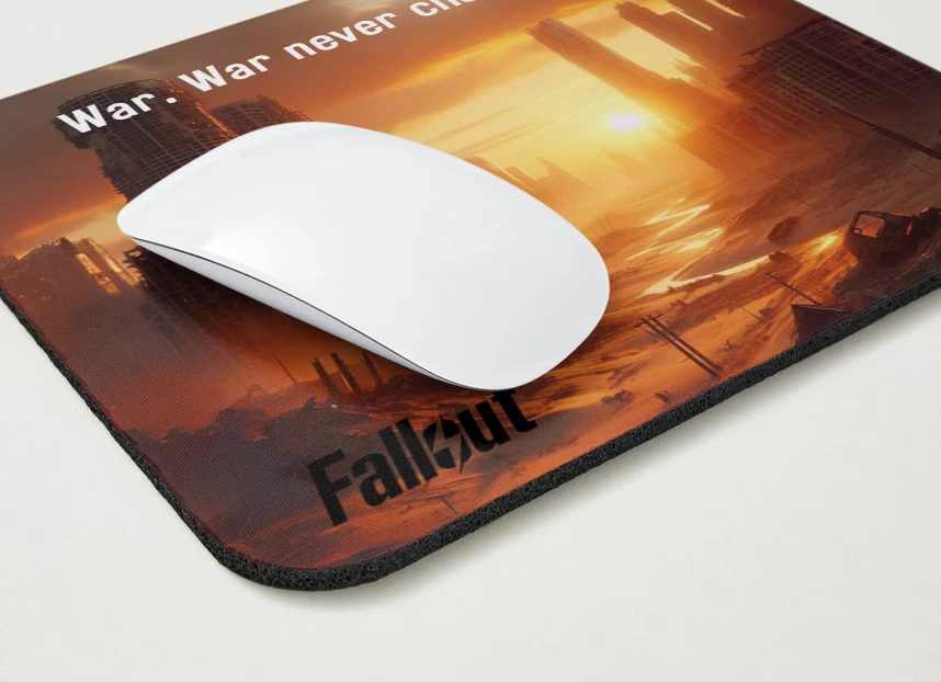 Fallout Mouse Pad Rectangle War Never Changes, Vault Tec, Survive the Wasteland - Image 2 of 4