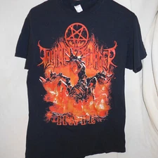 Thy Art is Murder Australian PANIC deathcore Band Promo Tour Shirt sz Medium