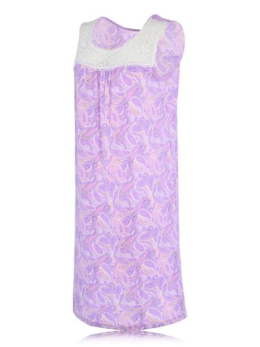 JEFFRICO Nightgowns For Women Sleeveless Soft Sleepwear Comfy Nightshirts 816 - Picture 17 of 28