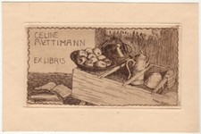FRANZ GEHRI: Exlibris vor Celine Ruettimann, Stilleben