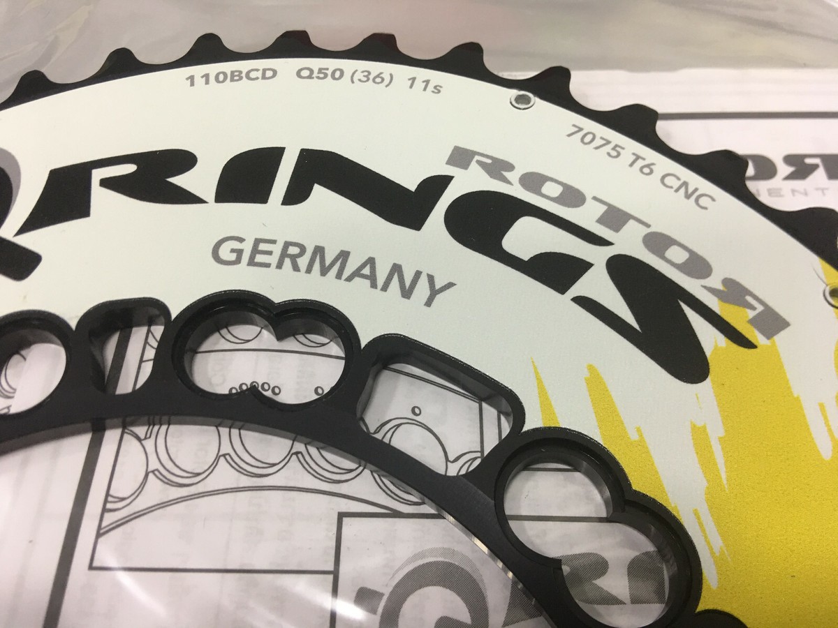ROTOR ＱRINGS AERO１１０×５　50T Rotor QRings Aero BCD 110x5 50T / 52T (Flag Limited Edition