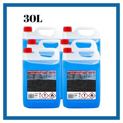 Scheibenfrostschutz KONZENTRAT bis -60 °C Scheibenwasser 30 L Kanister 6 x 5 L